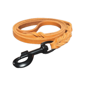 1m Lederleine Cognac