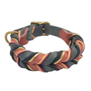 Lederhalsband Dusty Coral