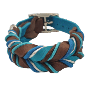 Lederhalsband Turquoise Timber