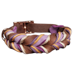 Lederhalsband Purple Autumn