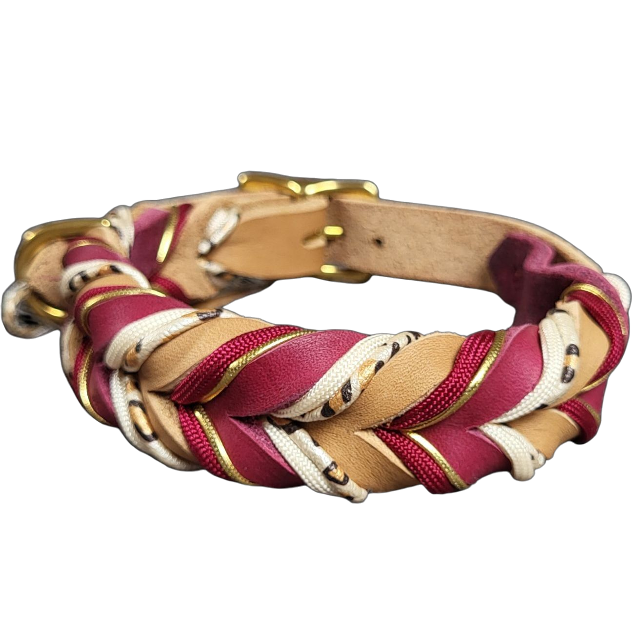 Lederhalsband Wine Leo