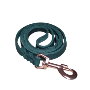 Lederleine dunkelgrün