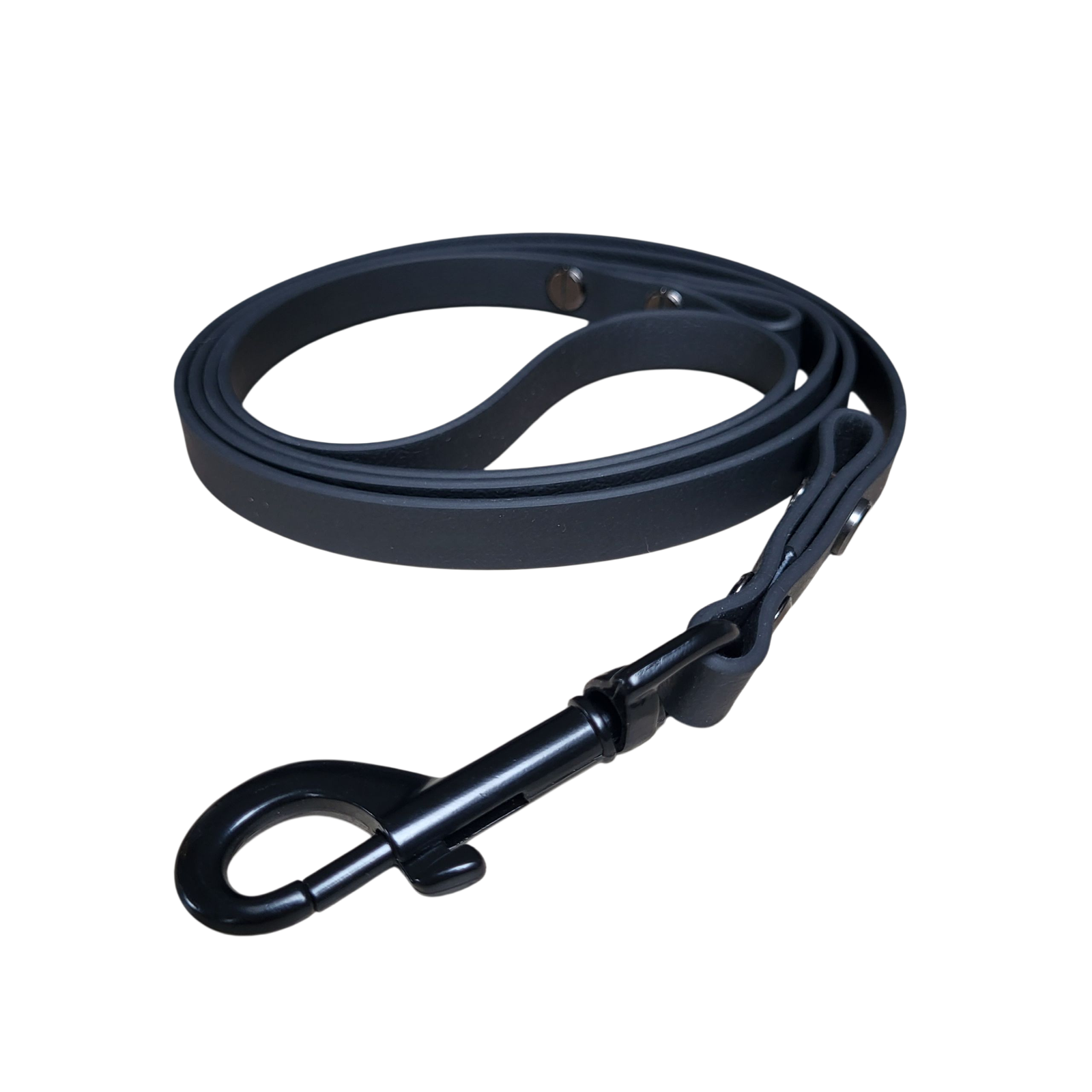 Leine aus wasserabweisendem Gurtband schwarz