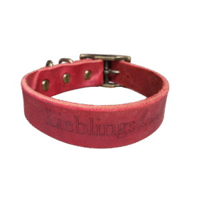 Halsband Lieblingshund rot