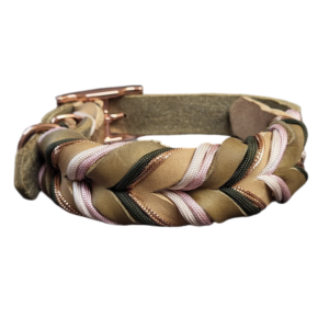 Lederhalsband Dusty Rose Forest